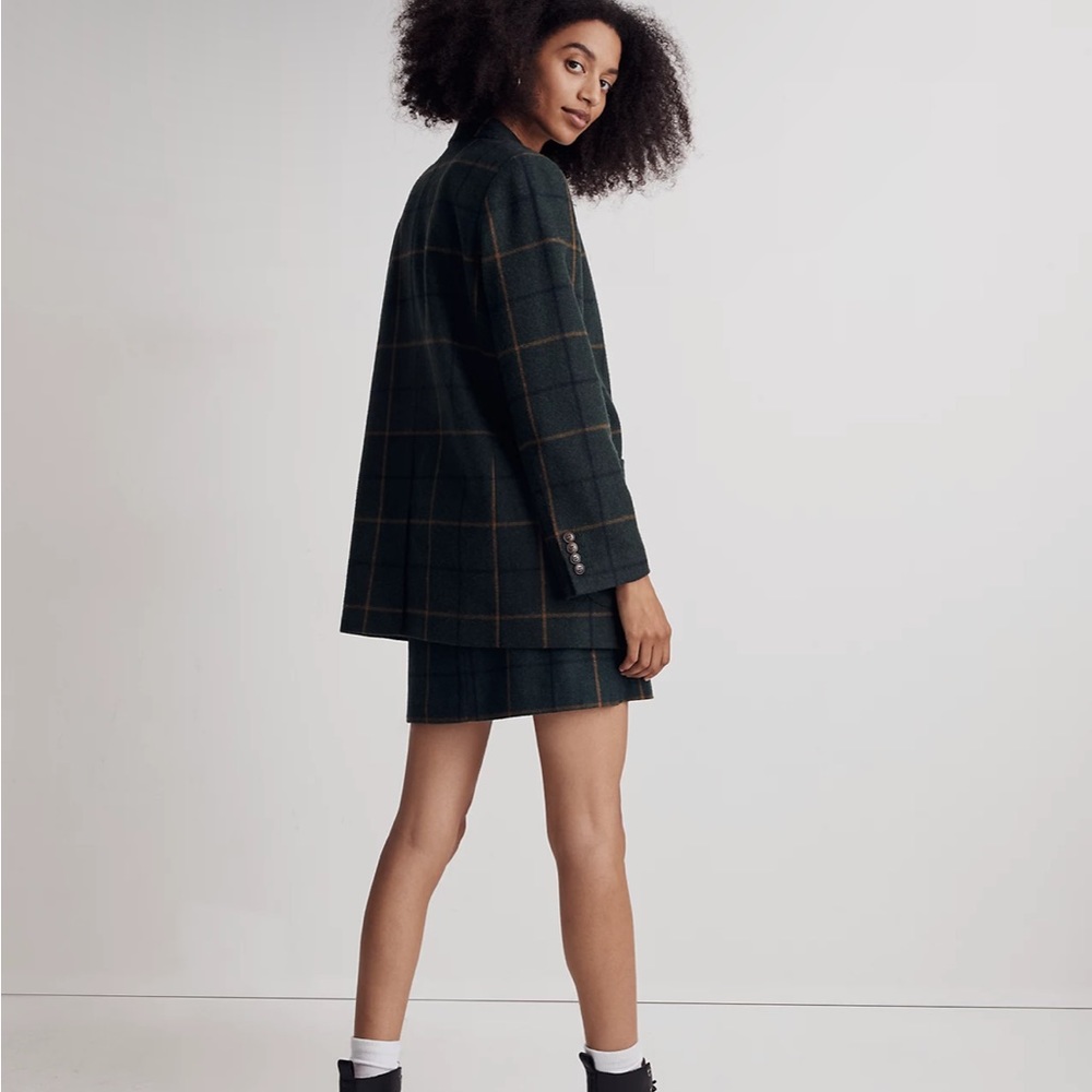 Madewell Larsen Blazer in Windowpane - Picture 4 of 8